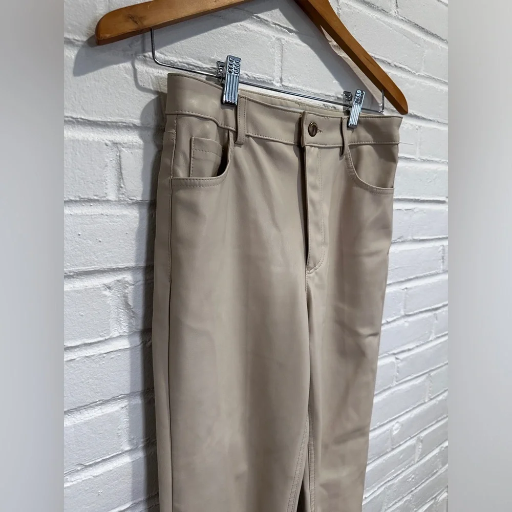 ZARA Faux Leather pants Size 4 - Picture 5 of 12